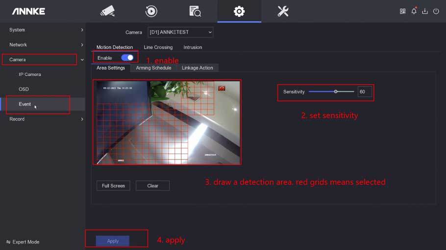 How to Set Up APP Push Notification for Motion Detection