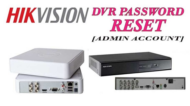 How To Reset The Password Of A Hikvision Or HiLook Device NVR 