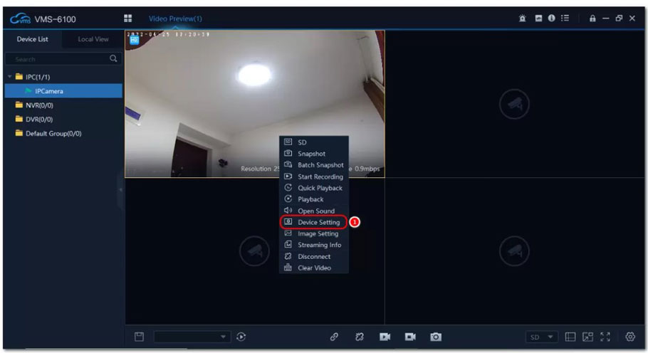 How to setup motion detection in the IPC?