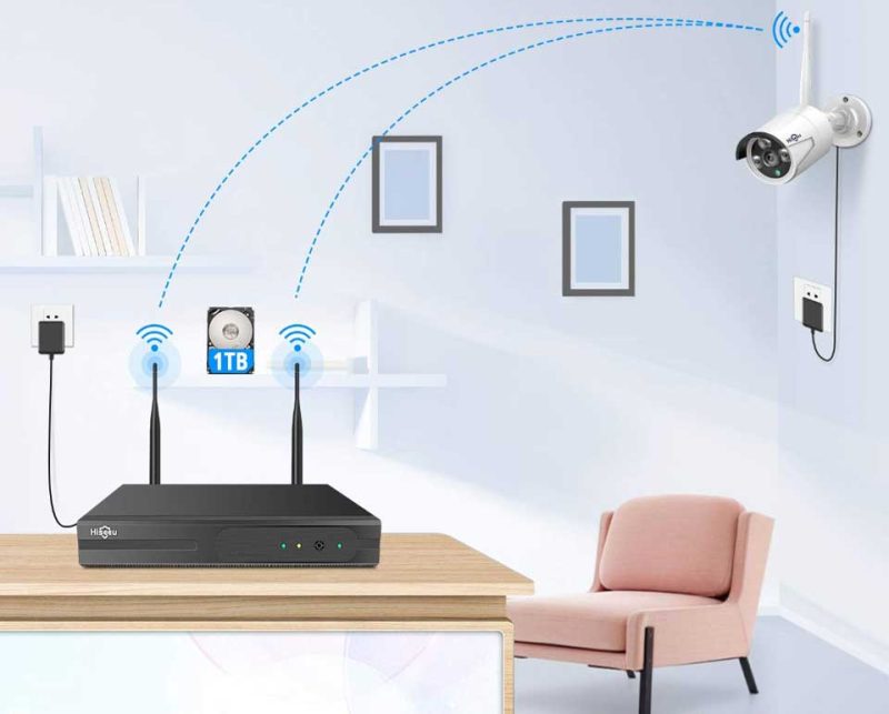 HiSeeu Wireless Camera System installation guide NVR IPCAMERA SECURITY