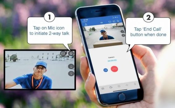 How to use 2 way audio security cameras?​
